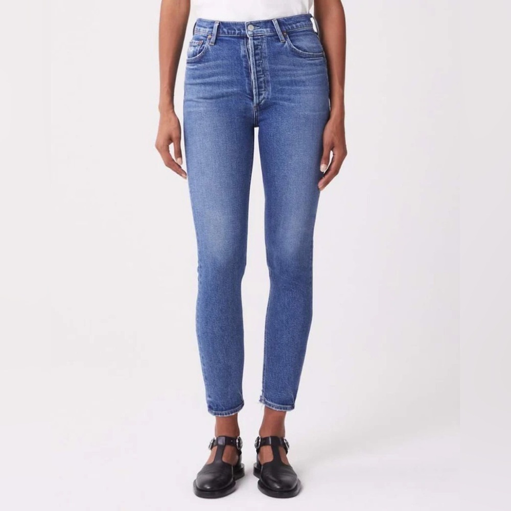 NWT AGolde Nico High Rise Slim Fit size 31 in Betray